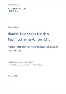 Projektbericht: iBooks Textbooks für den Fachhochschul-Unterricht